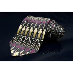 Divinity Boutique Men's 100% Silk Tie - Divinity Series Black